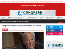 Tablet Screenshot of congressionalblackcaucus.com